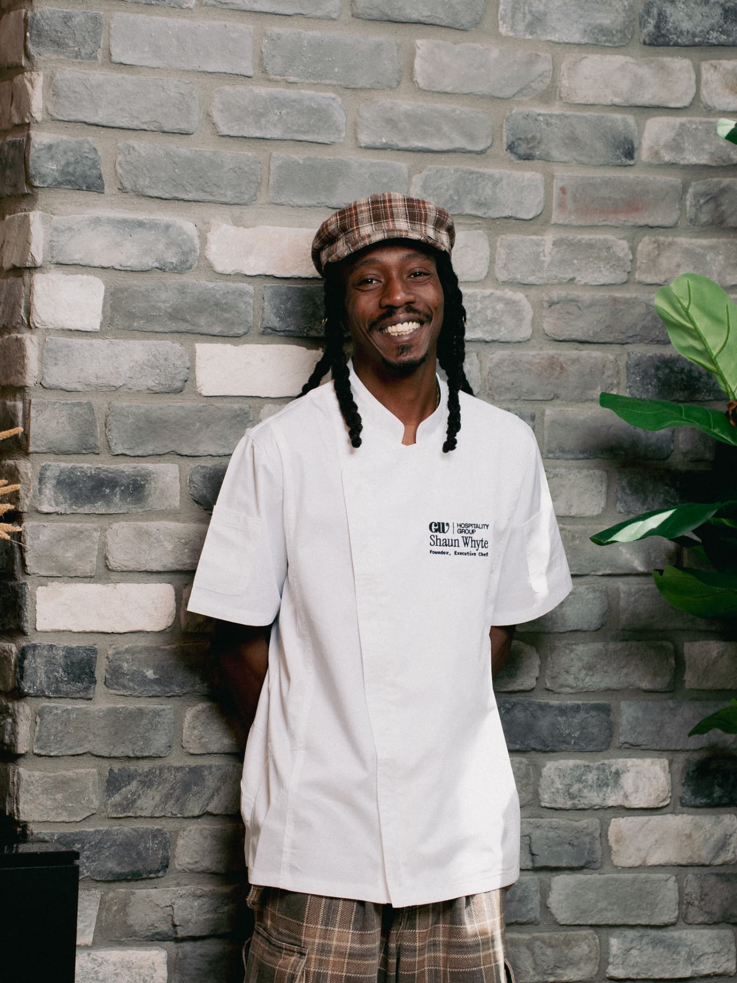 Executive Chef Shaun Whyte in his chef coat